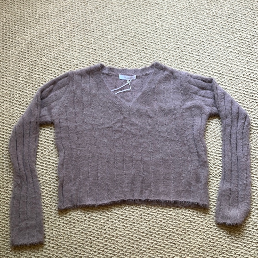 Eyelash crop sweater
